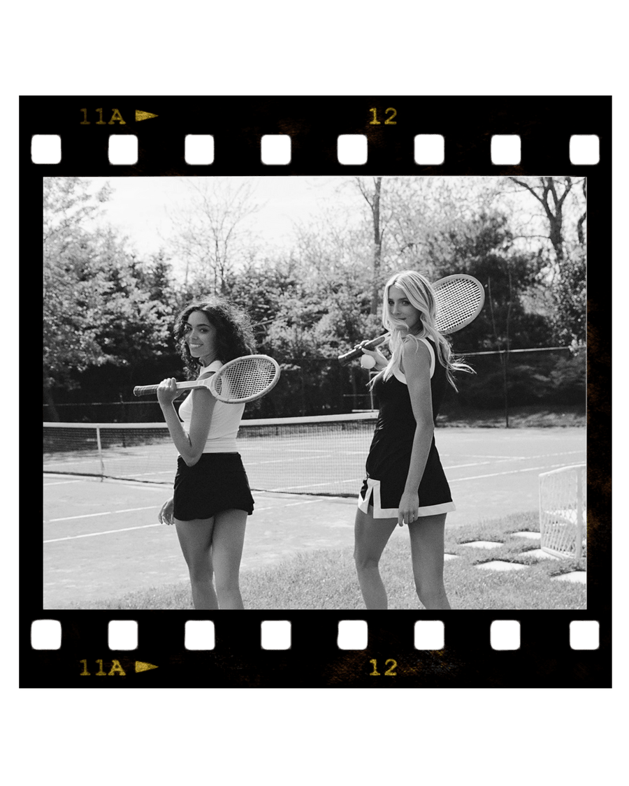 magnolia dress and top tennis outfits on film